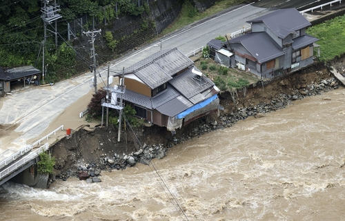 日규슈에 이어 혼슈 중부도 폭우…사망·실종·심정지 81명