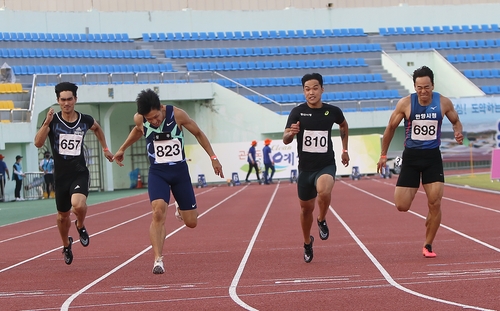 김국영, 올해 첫 레이스서 우승…남자 100ｍ 10초39(종합)