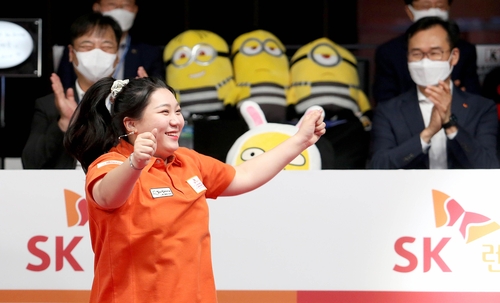 '당구 천재소녀'에서 챔피언으로…김예은, LPBA 최연소 우승