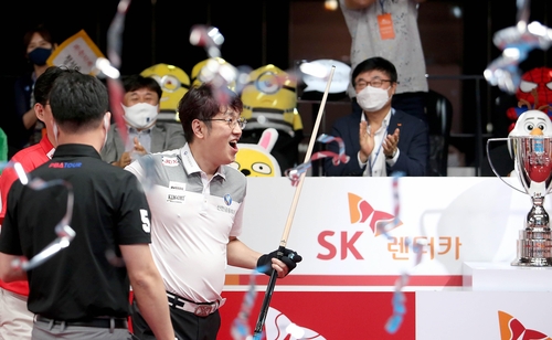 '아버지 유언' 지킨 오성욱, 당구 PBA 개막전 우승
