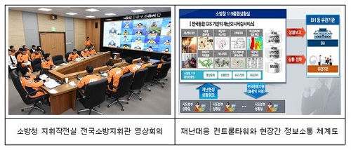 전국 재난현장 중앙서 실시간 관제…119통합상황관리시스템 가동