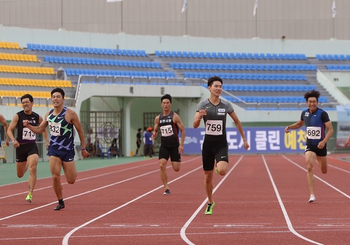 고승환, 종별육상 남자 200ｍ 대회신 세우며 우승…20초70