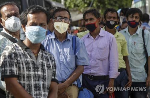 인도 신규 확진 4만명 돌파…17일 만에 하루 감염자 2배 '폭증'