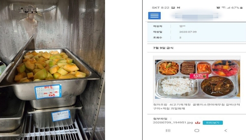 "사흘 전 멜론이 과일 화채로"…학교 급식에 식자재 재활용 논란
