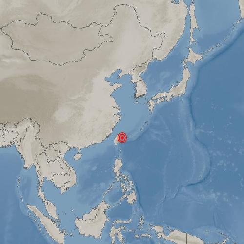 대만 화롄 동북동쪽서 규모 6.1 지진 발생