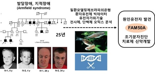 남성에게만 발병하는 지적장애 원인 유전자 찾아냈다