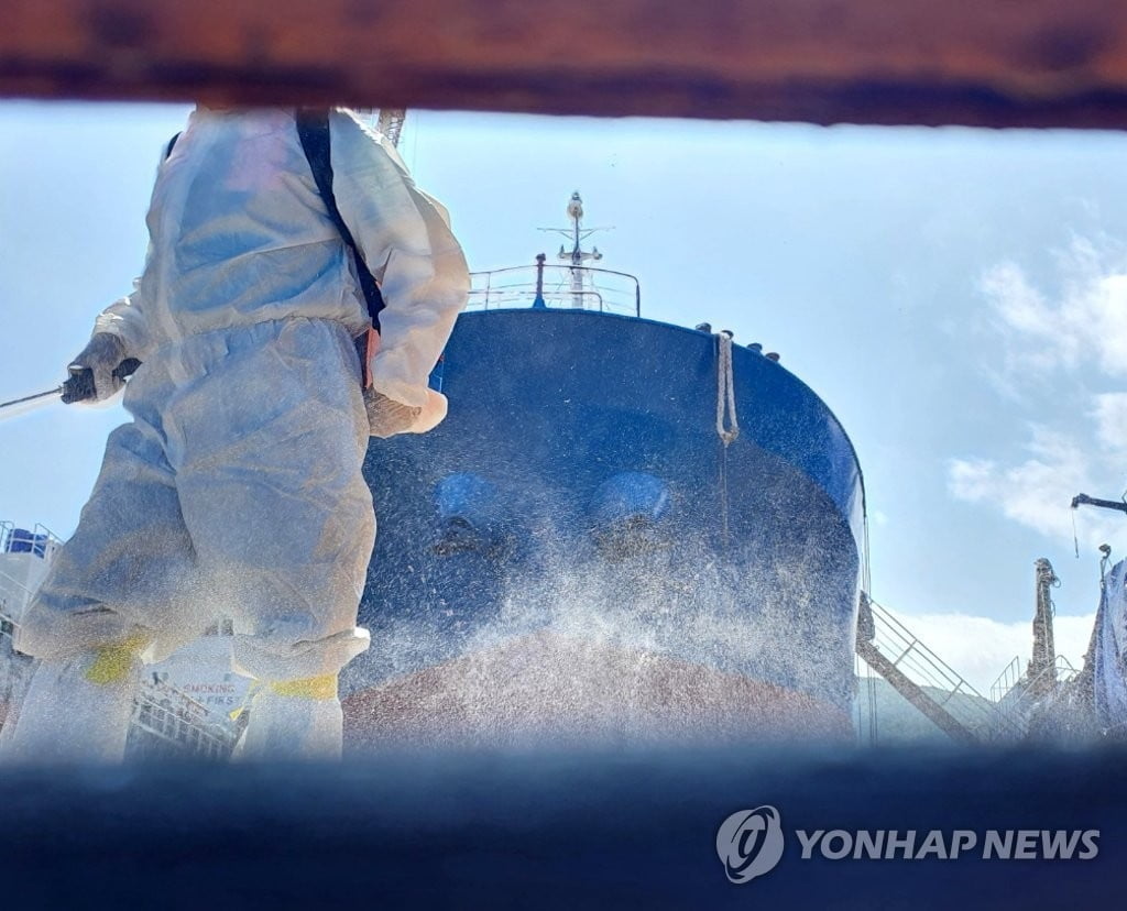 감천항 러 선박 한달새 39명 확진…"향후 추가 가능성↑"