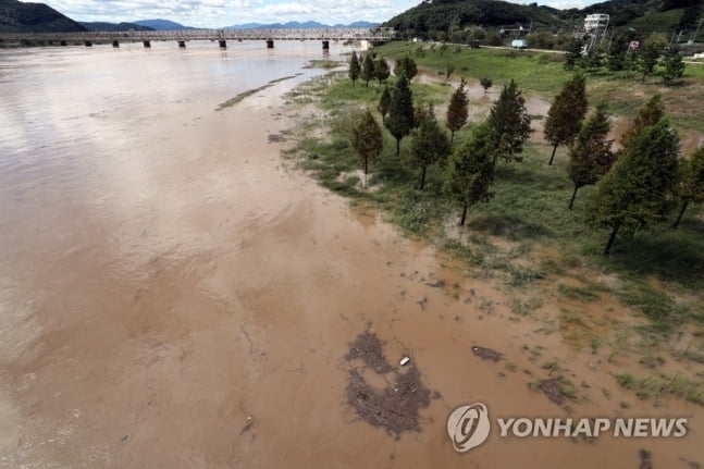 낙동강 삼랑진교 홍수주의보…수위 5m 곧 넘길 듯