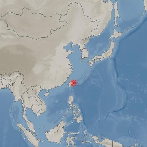 대만 화롄 동북동쪽서 규모 6.1 지진