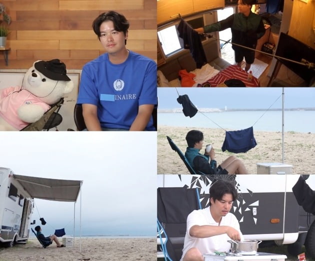 '나 혼자 산다' 이장우가 바다 캠핑을 즐긴다. / 사진제공=MBC