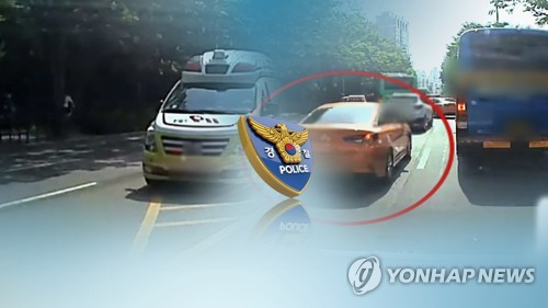 경찰, 구급차 막은 택시기사 출국금지…본격 수사