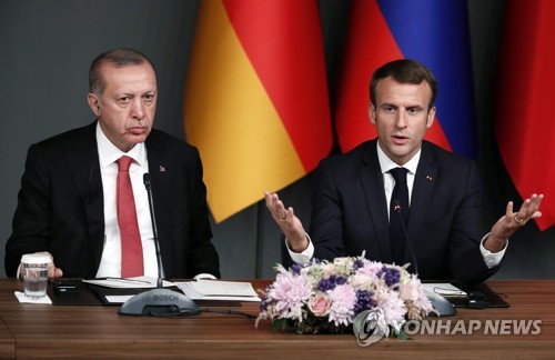 프랑스, 나토 지중해작전 참여중단…터키-프랑스 갈등 격화