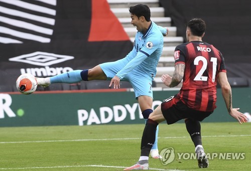 본머스전 체력 아낀 손흥민, '북런던 더비'서 10호골 쏠까