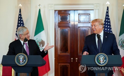 멕시코 대통령 "회담서 장벽 얘기 안 꺼낸 트럼프에 감사"
