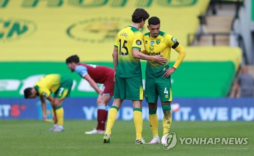 노리치시티, EPL 승격 한 시즌 만에 다시 강등