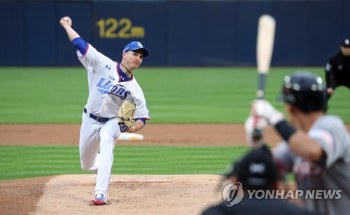 삼성 뷰캐넌, 한국 무대 첫 완투승…SK전 9이닝 1실점