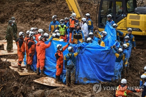 일본, 72명 사망 폭우에 '특정비상재해' 지정…4조원대 지원(종합)