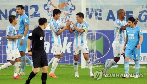 '주니오 멀티골' 울산, 대구 3-1 제압…K리그1 선두 도약