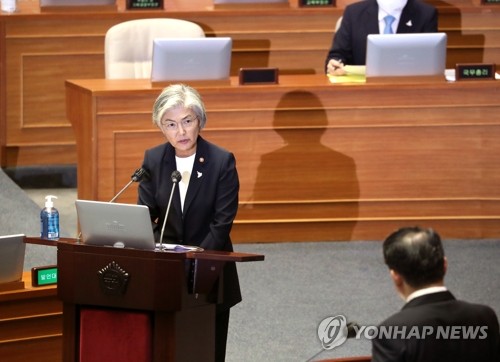 강경화 "한미워킹그룹에 대한 불만, 미국도 알고 있어"(종합)