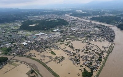 일본 구마모토 기록적 폭우 인명피해 48명으로 늘어