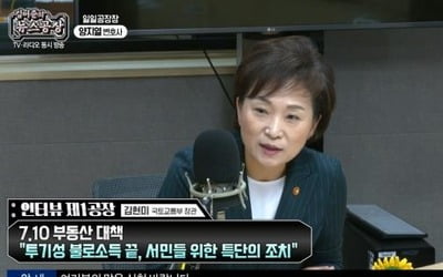 김현미 "집 안 팔고 증여? 매매보다 이득 되지 않게 할 것"