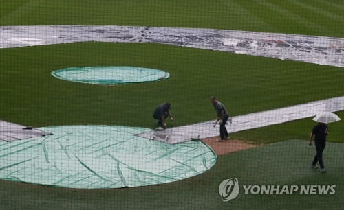 프로야구 잠실·창원·인천·수원 경기 이틀 연속 우천 취소