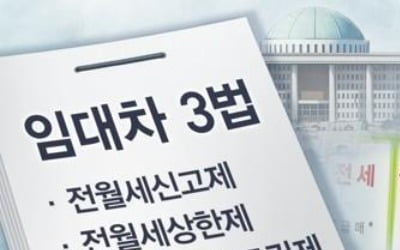 계약갱신·전월세상한제 국무회의 거쳐 오늘 시행