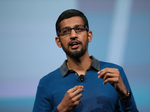 순다르 피차이 구글 CEO “인도 디지털 인프라 구축에 100억 달러 투자”
