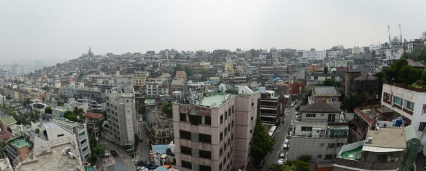 서울 최대 재개발사업으로 꼽히는 용산 한남뉴타운 일대의 모습. 한경DB