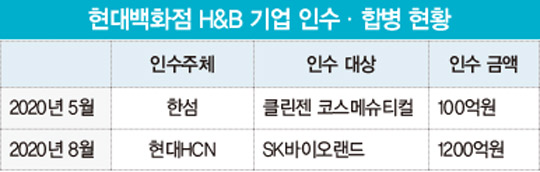 유료 방송 팔고 헬스케어·뷰티 기업 인수한 현대백화점그룹