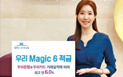 우리은행, 은행·카드 거래실적 따라 최고 年 6.0% 금리 주는 정기적금