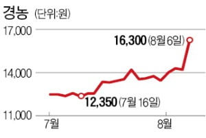 역대급 장마에 비료·농약주 '햇살'