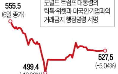 트럼프 " 틱톡·위챗, 45일 뒤 모든 미국인·기업과 거래 금지"