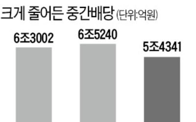 16% 쪼그라든 중간배당…하반기엔 다시 늘릴까