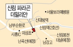 신림 파라곤 더 밀리안, 강남·여의도 출퇴근 편리한 아파트