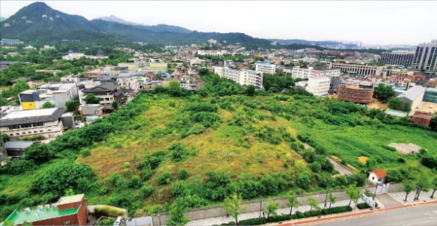 대한항공이 보유한 종로구 ‘송현동 부지’. 