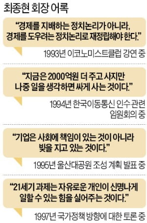 SK그룹 바이오 대박 뒤엔…"30년 보고 투자하라" 故최종현 있었다