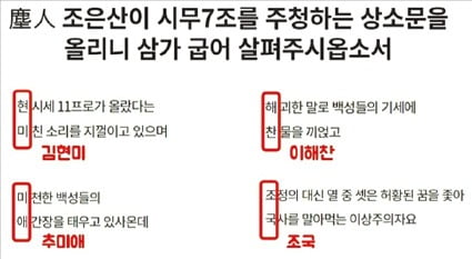 '시무 7조' 靑 청원 20만명 돌파