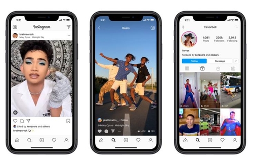 페이스북, 틱톡 때리기…15초 동영상 서비스 '릴스' 출시