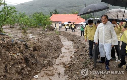 전주시 전역에 산사태 위기 경보 '심각' 발령