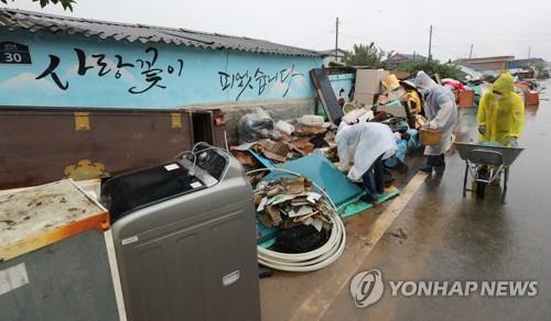 전북 농경지 '폭우 피해' 1만㏊ 육박…축구장 1만2천400개 면적