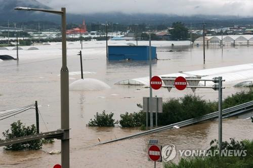 전북 농경지 '폭우 피해' 1만㏊ 육박…축구장 1만2천400개 면적