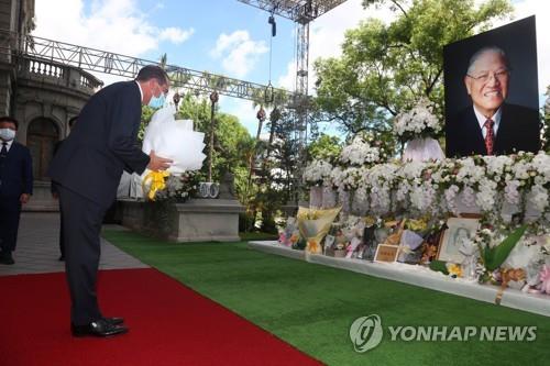 美보건장관, 리덩후이 추모…"민주주의 유산" 기려