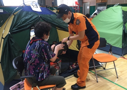 전남소방, 수해 이재민 심리적 충격 완화 상담 지원