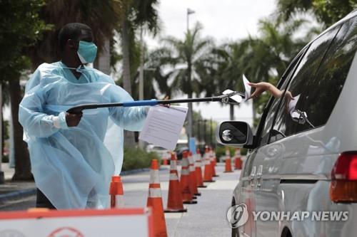 미국 코로나19 검사속도↓…"하루 검사속도 5배로 올려야"