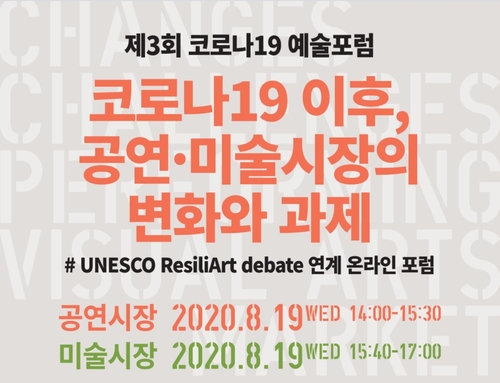 코로나19가 공연·미술시장에 미친 영향은…문체부 토론회