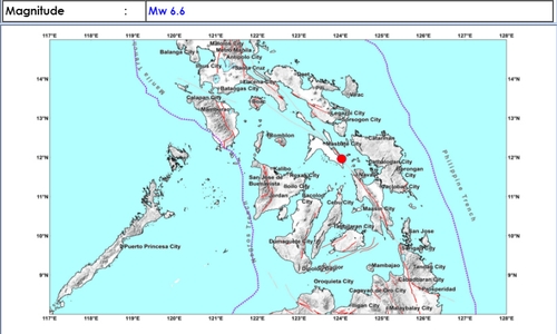 필리핀 중부서 규모 6.6 강진…최소 1명 사망·수십명 부상(종합3보)