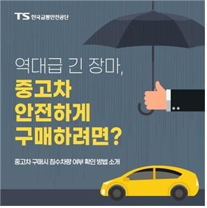 역대급 장마 속 중고차 시장 `침수차주의보`