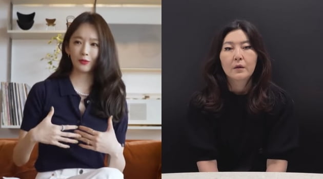 강민경(왼쪽), 한혜연/ 사진=유튜브 캡처