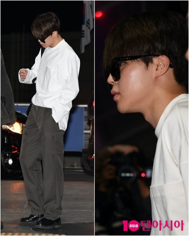 방탄소년단 지민 '차원이 다른 분위기' (19.10.09 인천공항)